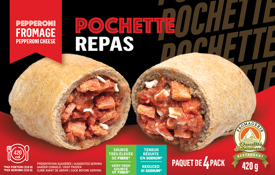 Pochette repas - Pepperoni fromage