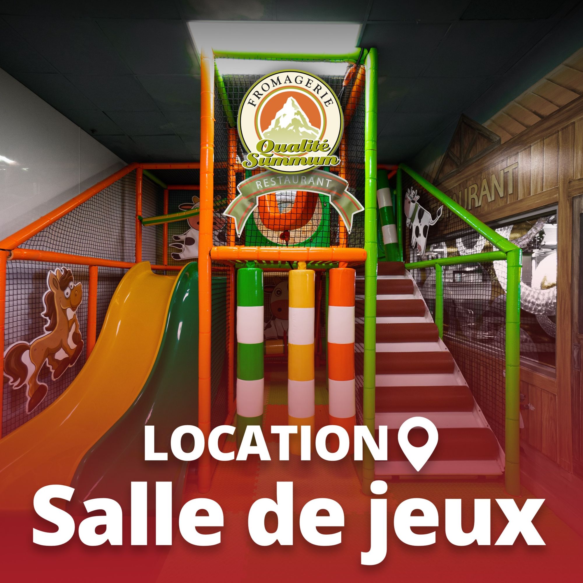 Location salle privée pour fête d'enfants